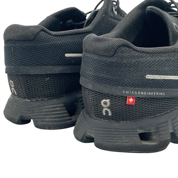 On Running On Cloud 5 Men’s 7 Shoes All Black Running Walking Sneaker Athletic - Picture 14 of 16